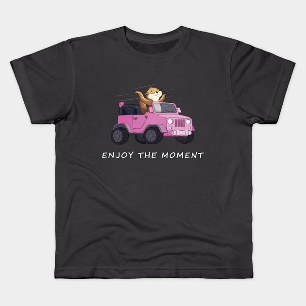 Enjoy the moment Kids T-Shirt by Didier97